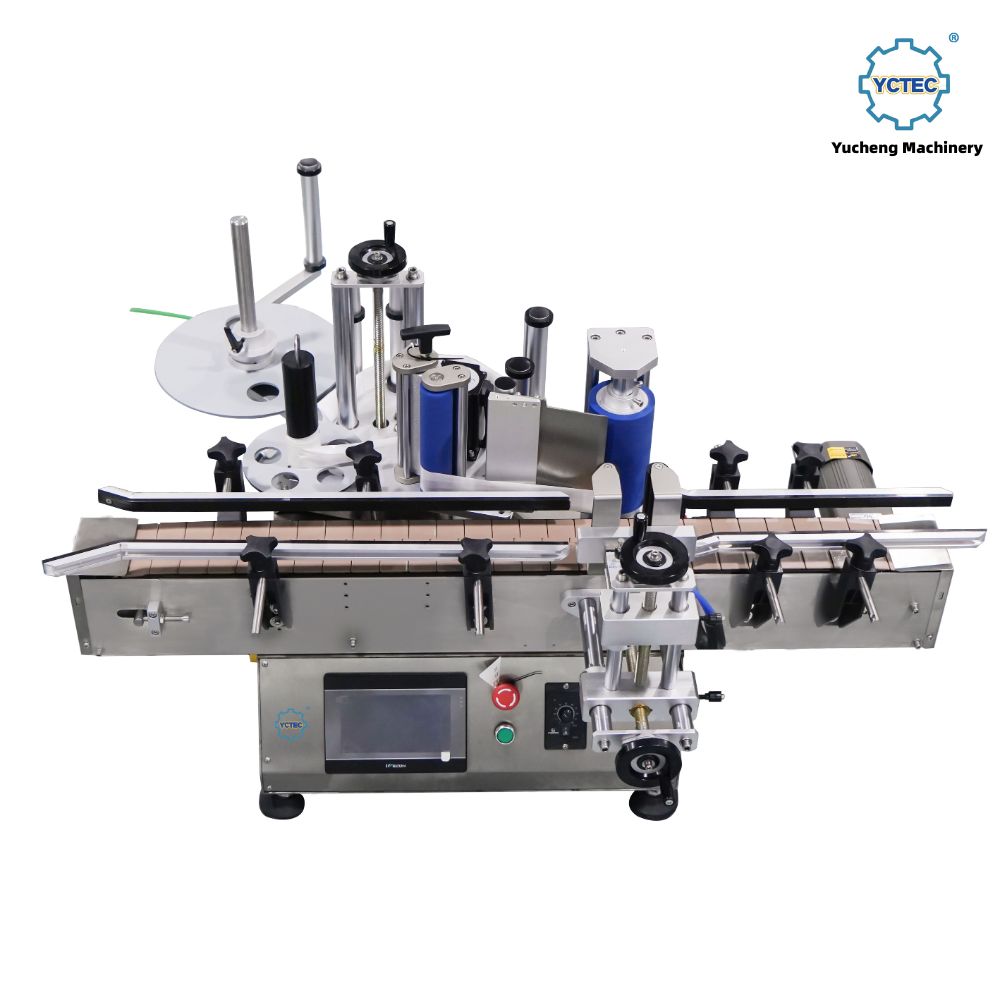 YCT-09 Tabletop Automatic Round Bottle Labeling Machine with Precision Servo Control