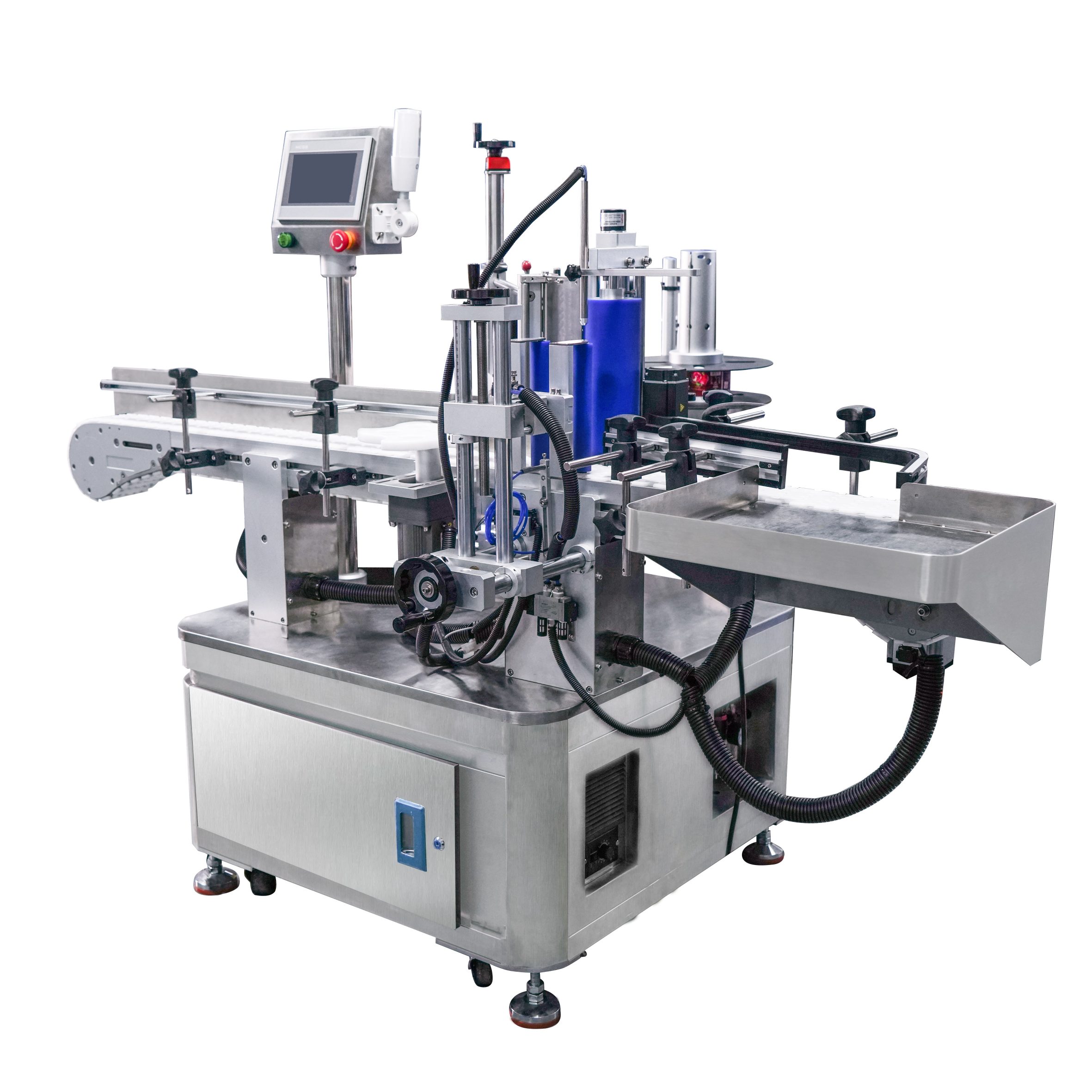 YCT-61H Automatic Positioning Round Bottle Labeling Machine | High-Speed Single & Double Side Labeler with Orientation System