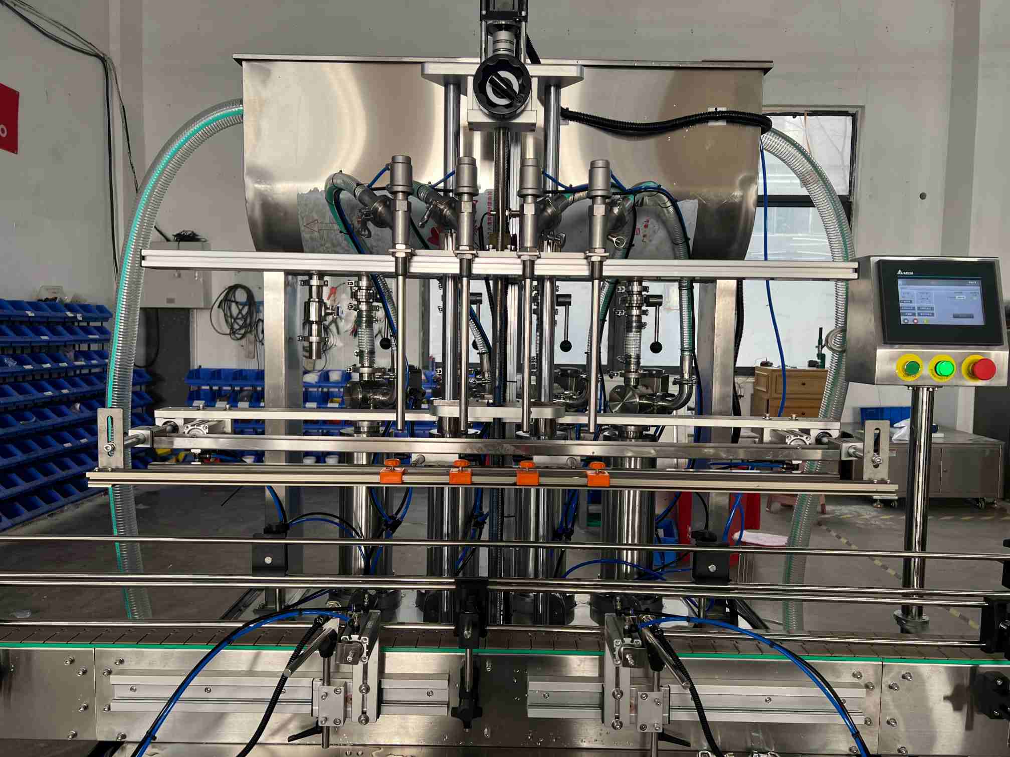 YCT-ZS-04 automatic four-head piston filling machine