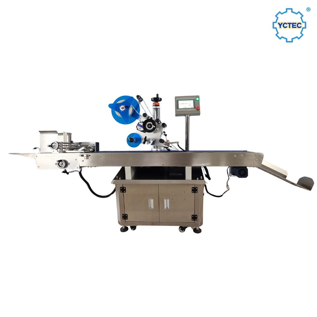 YCT-115 Automatische Kartenetikettiermaschine | Oberfl&auml;chenetikettierer f&uuml;r d&uuml;nne Karten, Handb&uuml;cher und Blisterkarten