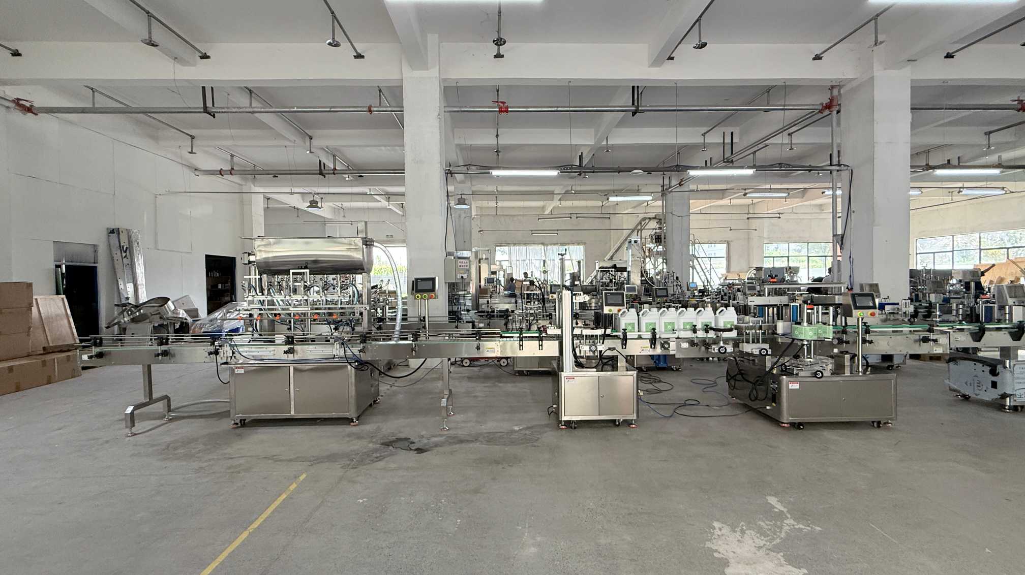 Automatic Six-Head Gear Pump Filling Machine for Liquids & Pastes