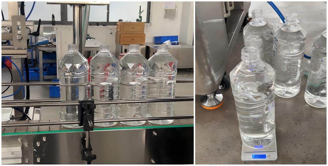 automatic bottle filling machine for detergent shampoo honey and sauce