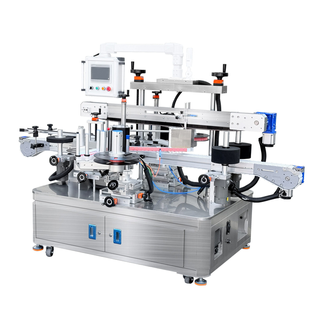 YCT-52H Automatic High-Speed Double-Sided Labeling Machine | Dual-Side & Wrap-Around Labeler for Flat, Square & Round Bottles