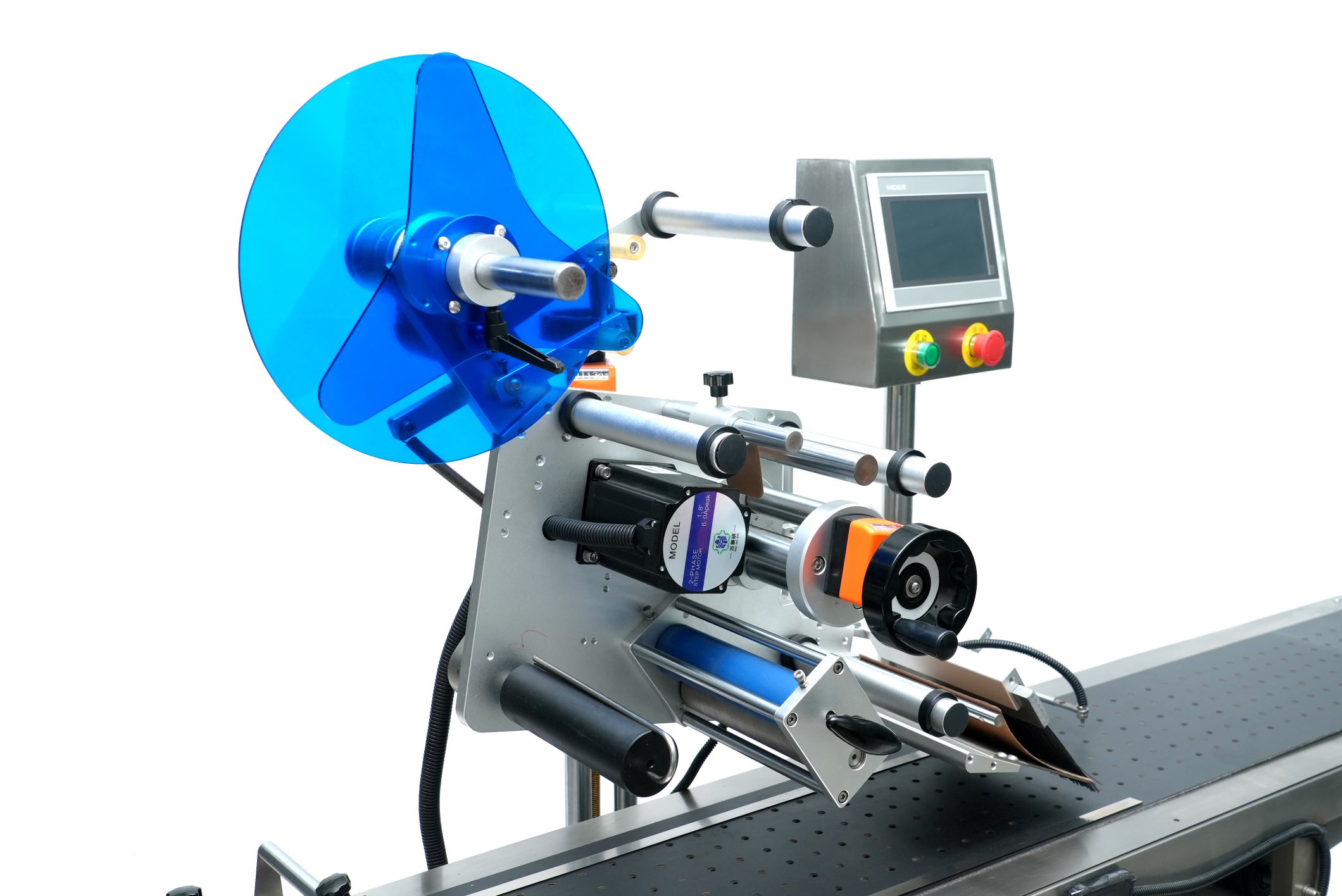 Automatic Suction-Feed Flat Surface Labeling Machine for Cards & Pouches