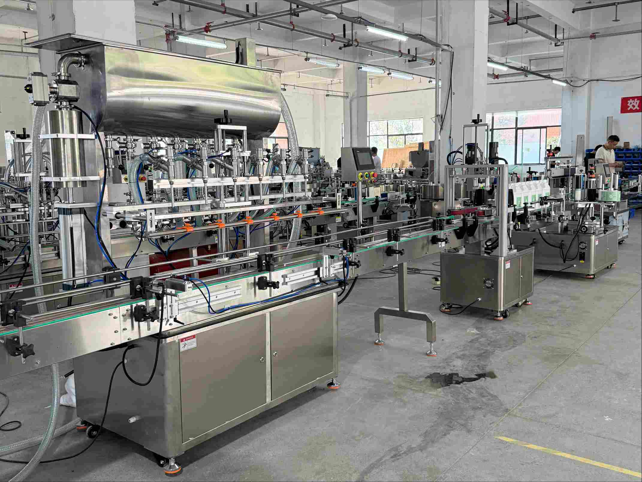 Automatic Six-Head Gear Pump Filling Machine for Liquids & Pastes