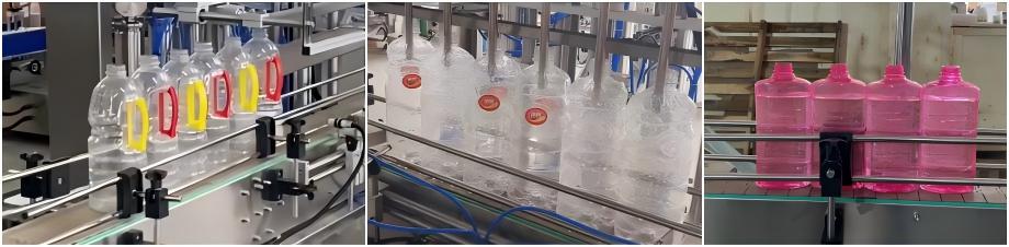 Automatic Six-Head Piston Filling Machine for Liquids & Pastes