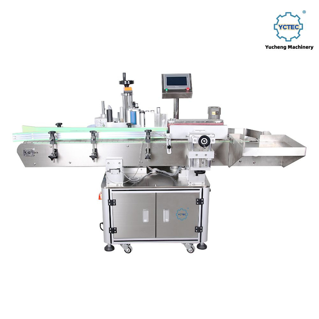 YCT-60 Automatic Rotary Round Bottle Labeling Machine with Wrap-Around Label Support