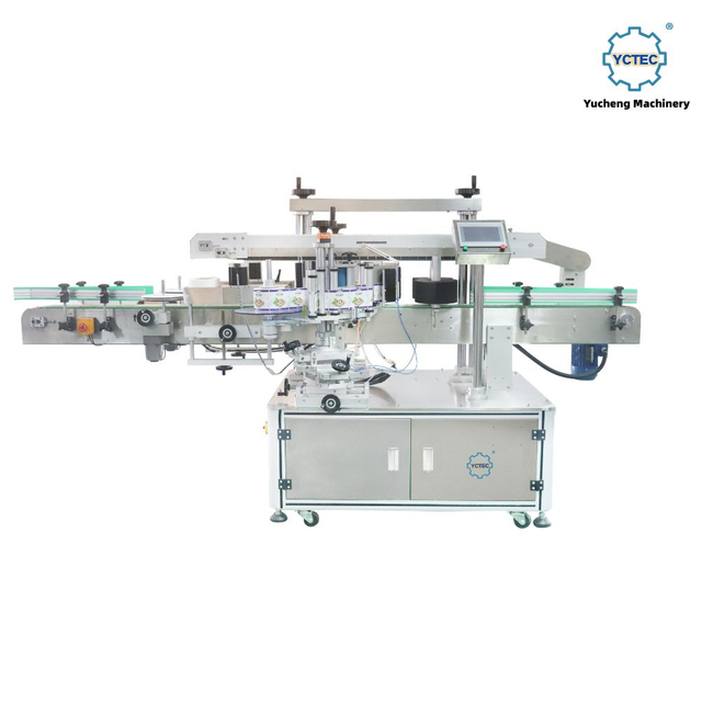 YCT-52 Automatic Double-sided Labeling Machine for Flat and Round Bottles