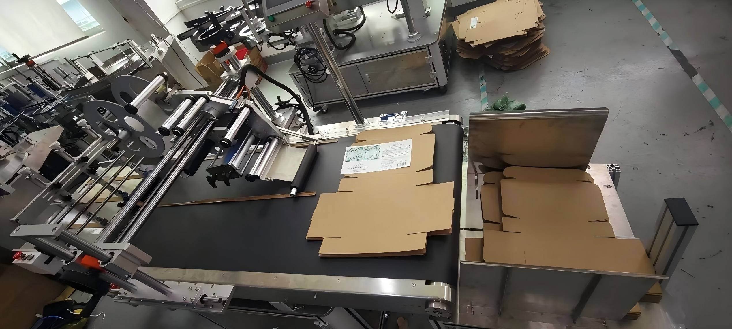 Custom Carton Labeling Machine for Dutch Distributor