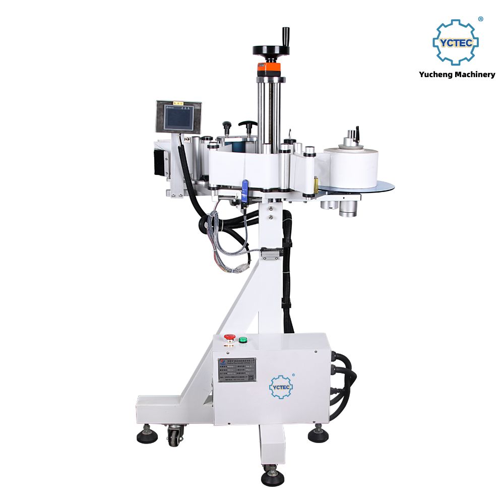 YCT-91 Automatic Production Line Side Labeling Machine for Flat and Curved Surfaces