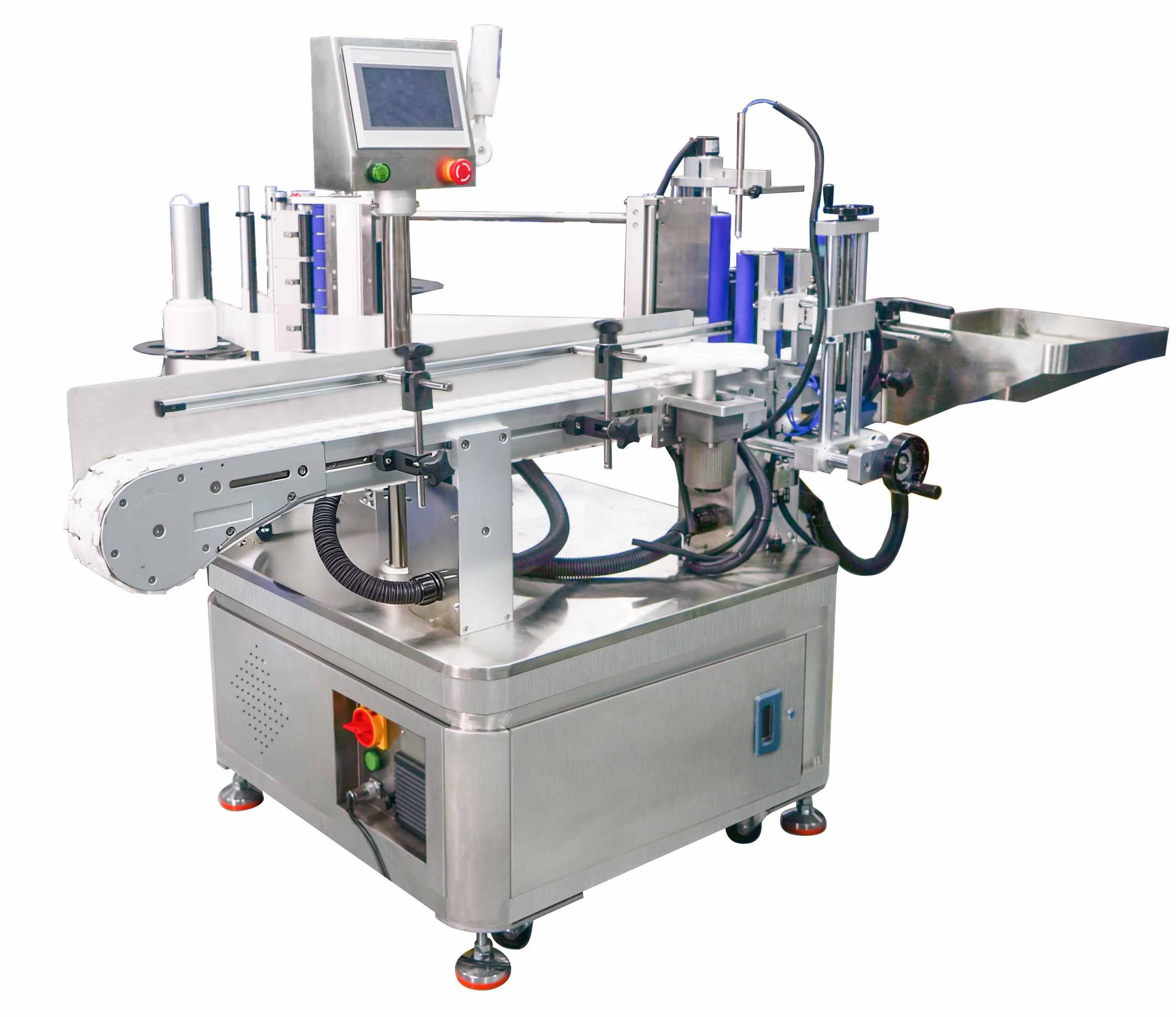 Dual-Label Round Bottle Labeling Machine for Supplements