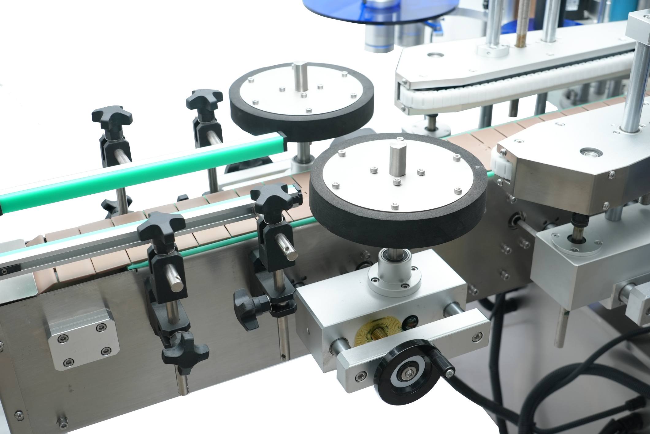 Automatic Double-Sided Bottle Labeling Machine for Flat, Round & Square Bottles